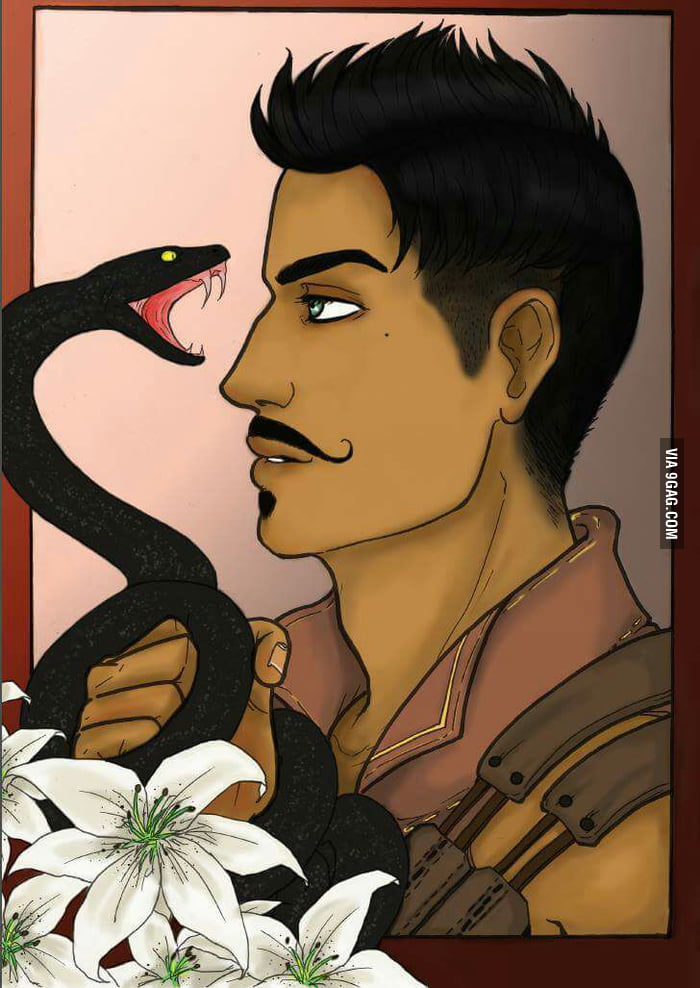 My Drawing Of Dorian Pavus From Dragon Age Inquisition 9GAG   AOdv8xD 700b 