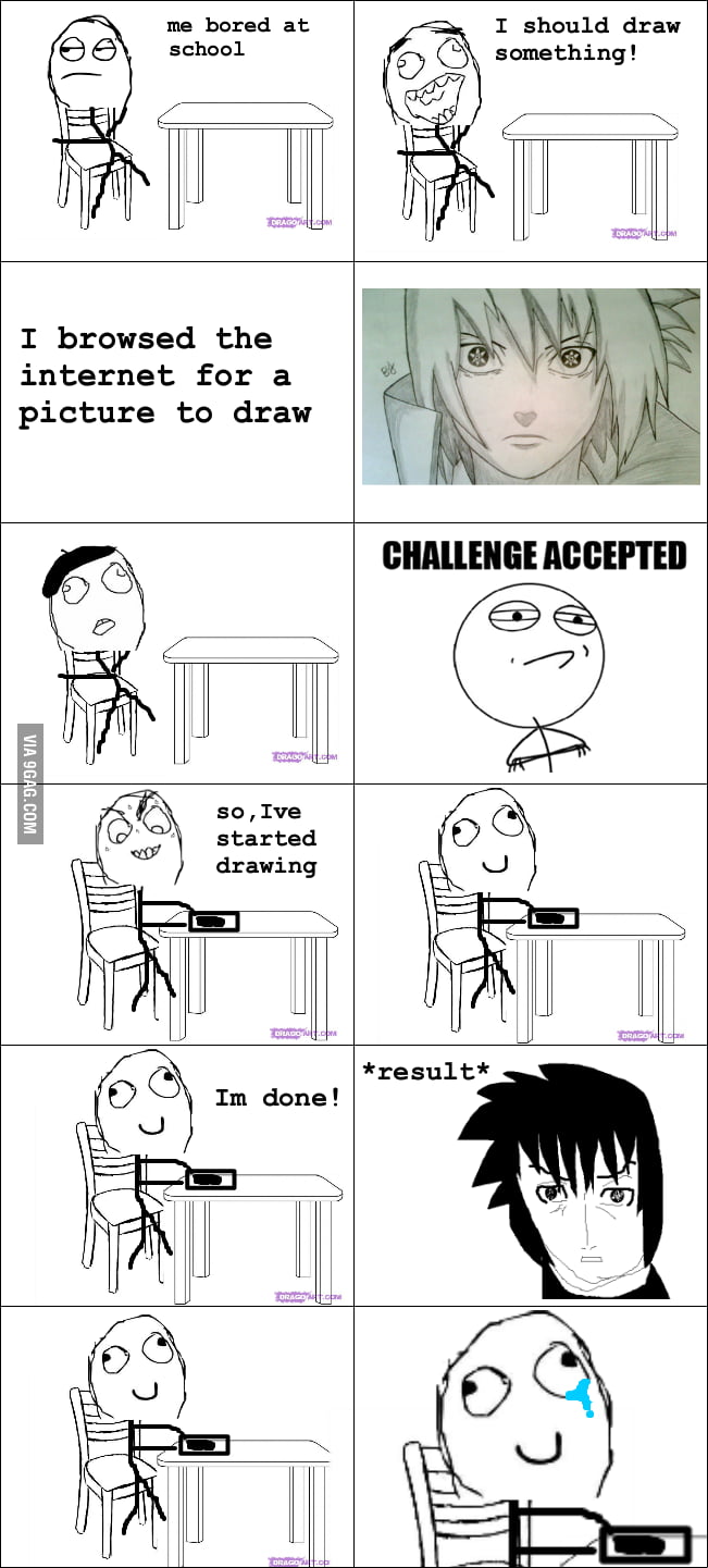 Trying to draw for the first time - 9GAG