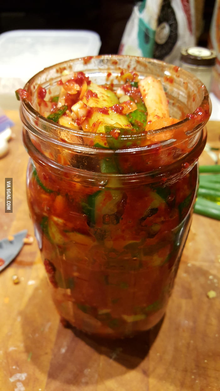 Cucumber Kimchi with Daikon and Carrots 9GAG