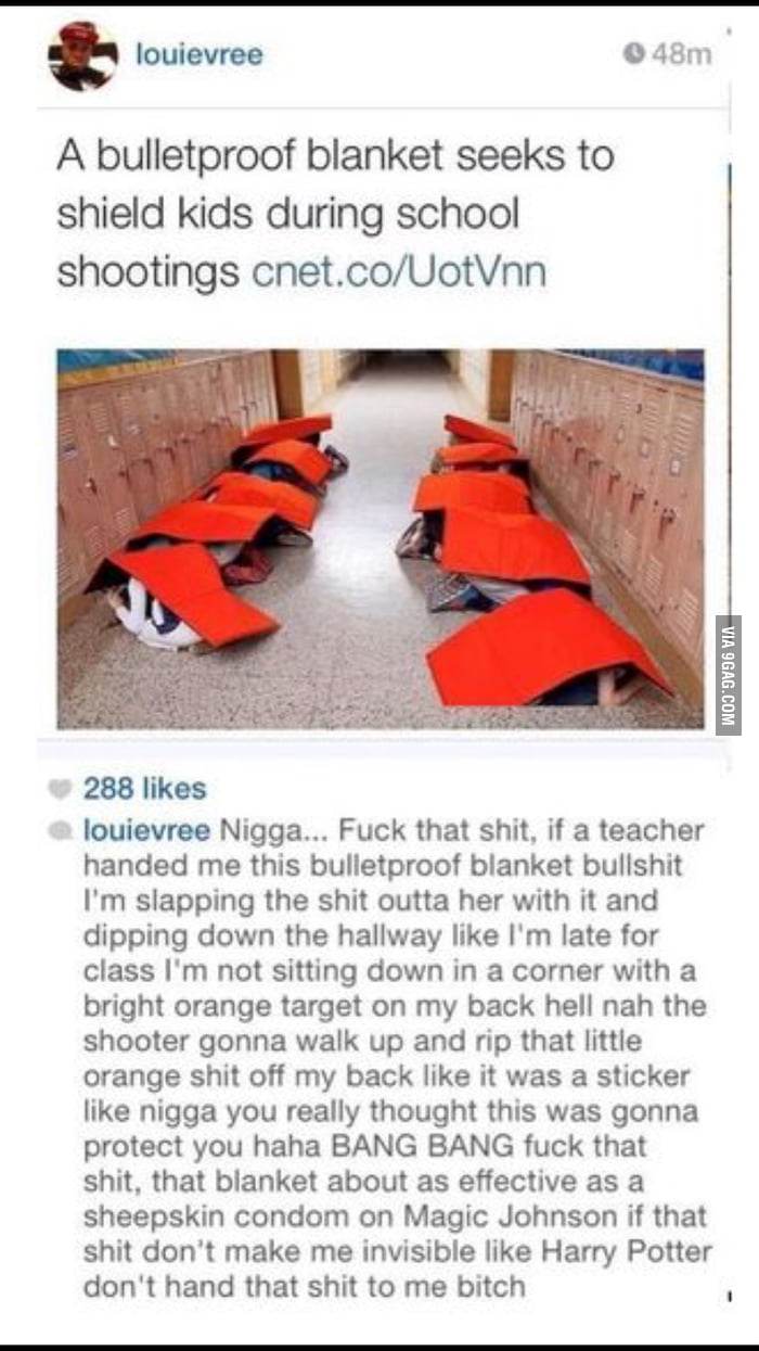 In response to the blankets 9GAG