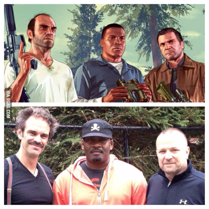 gta 5 characters in real life