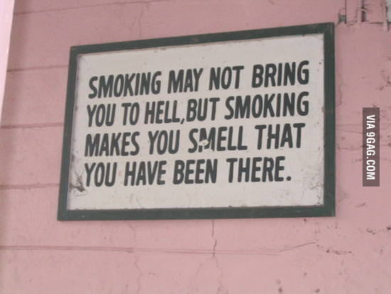 A sign I just saw - 9GAG