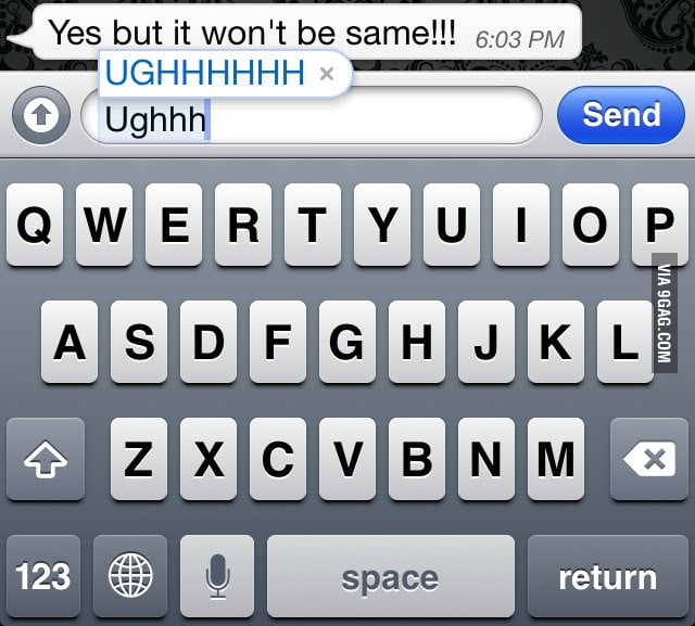 My phone doesn't think I'm disgusted enough.... 9GAG