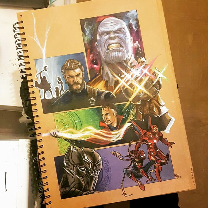 Drawing & Scribble — AVENGERS: INFINITY WAR / COMPLETED Finally, here...