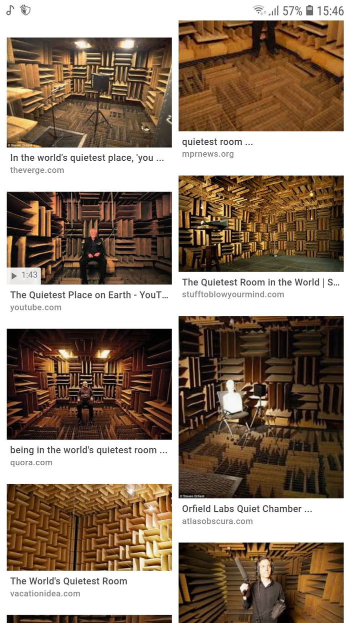 No Wonder It S The Quietest Room In The World Not A Single