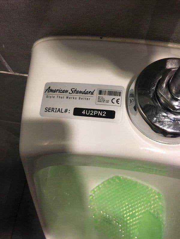 Somebody waited their whole life to write this serial number (not mine ...