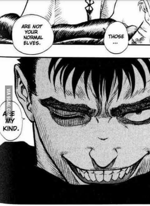 Berserk. Do yourself a favour and watch the 1997 anime - 9GAG