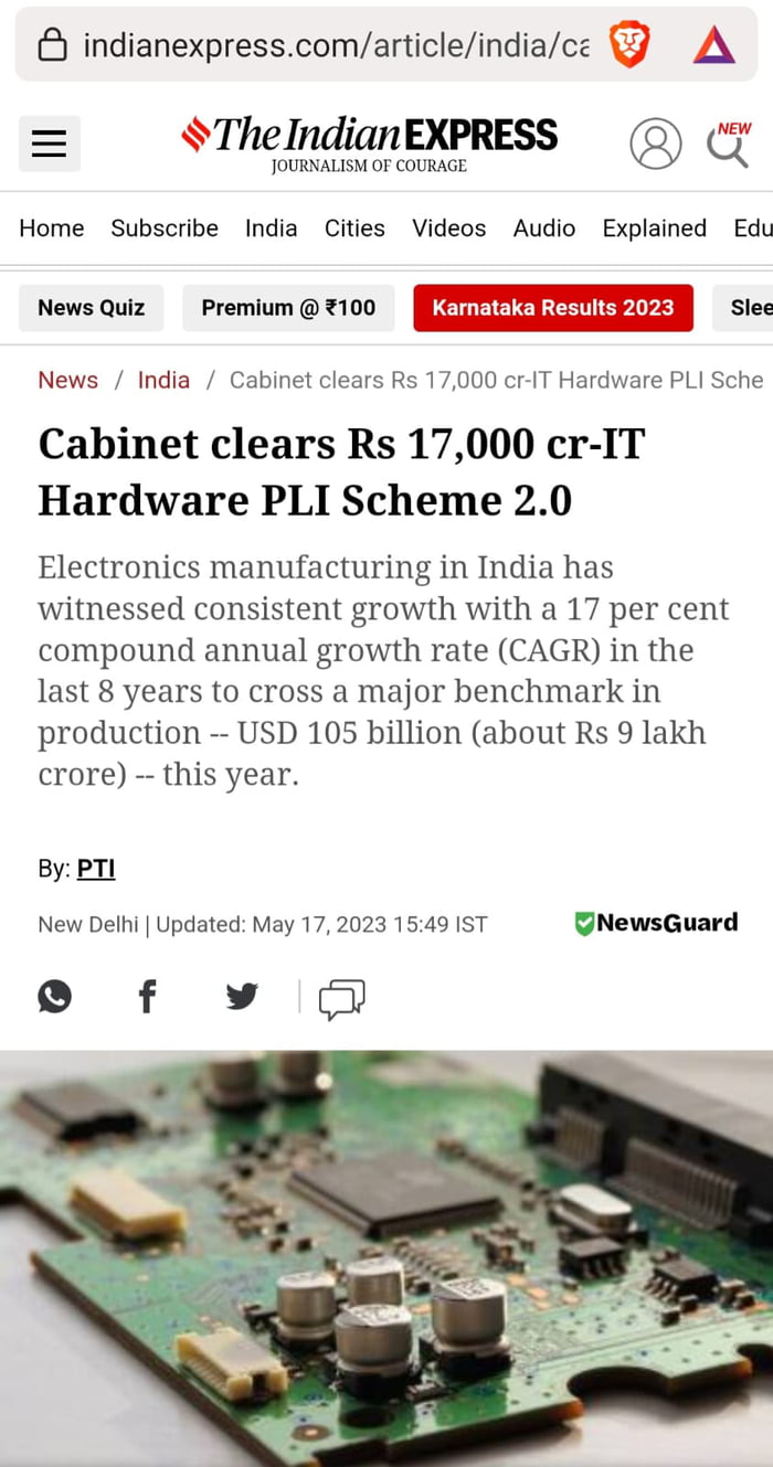 India has the world’s secondlargest manufacturer of mobile