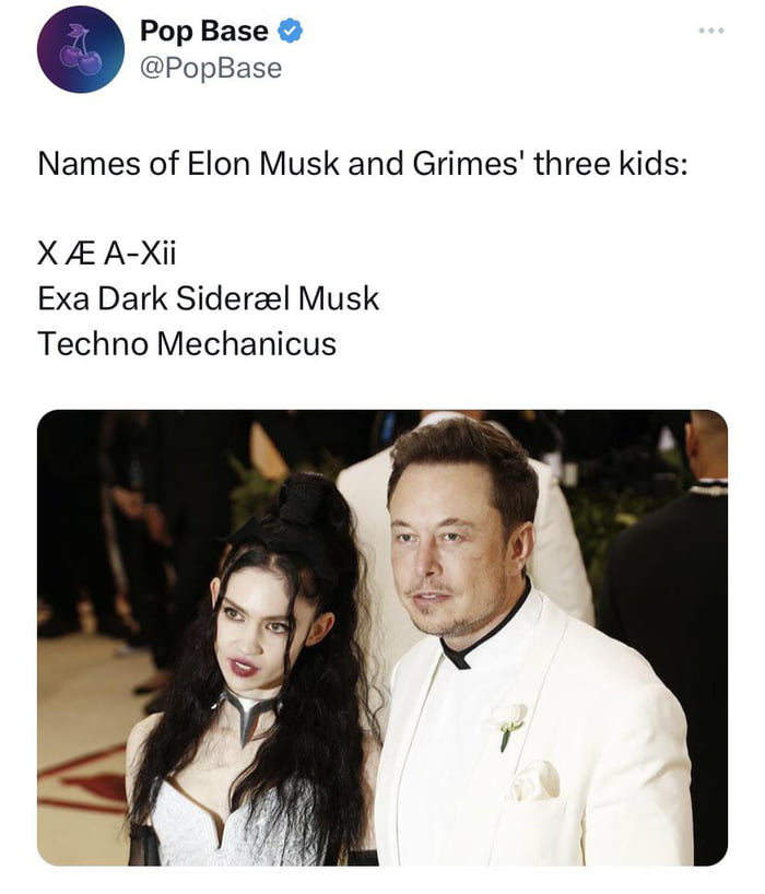 Is Elon Musk Fan Of 40k Names Of His 3 Kids 9GAG is-elon-musk-fan-of-40k-names-of-his-3-kids-9gag