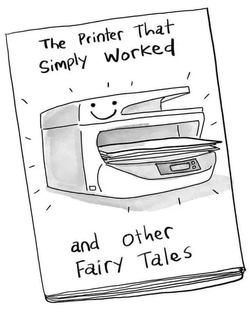 Found another printer related meme in the archives 9gag