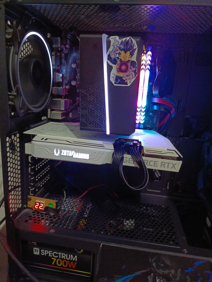 I just uploaded GTX 1660 ti to zotac RTX 3070 twin edge and a power