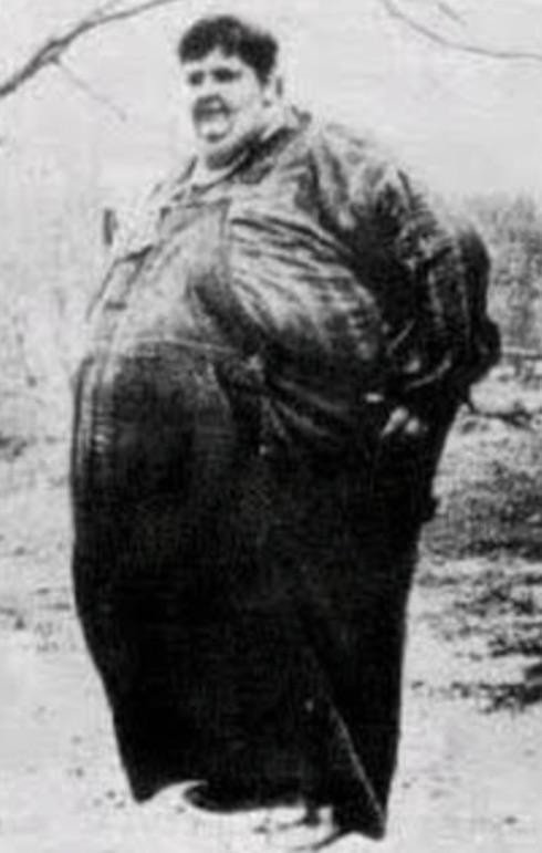 Jon Brower Minnoch (1941-1983) is the worlds fattest man to date ...