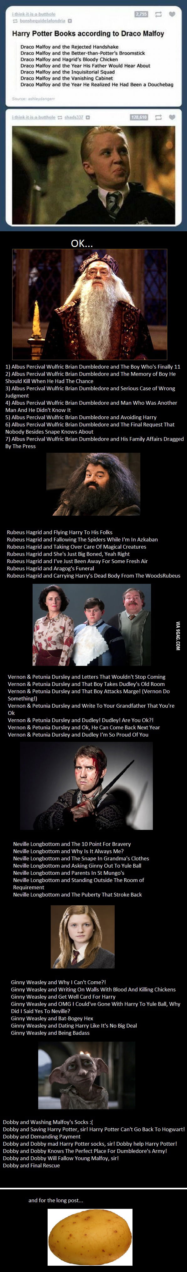 Harry Potter Titles - 9GAG