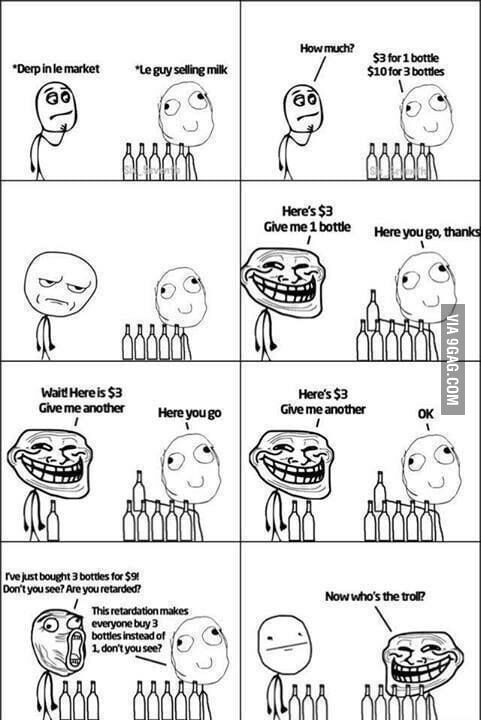 TROLL LOL. I miss the time of rage comics. - 9GAG