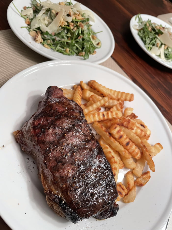 Steak frites (USDA Prime strip) 9GAG