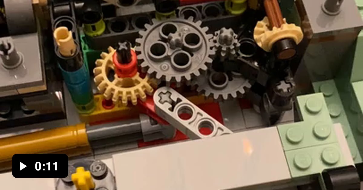 Lego Typewriter 21327 Issue The gears aren’t moving and seem to be