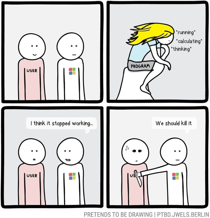 Windows in a nutshell. - 9GAG