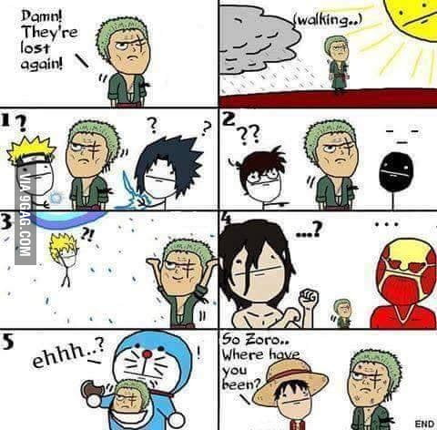 If you play as Zoro in this game, the minimap is heavily blurred. - 9GAG