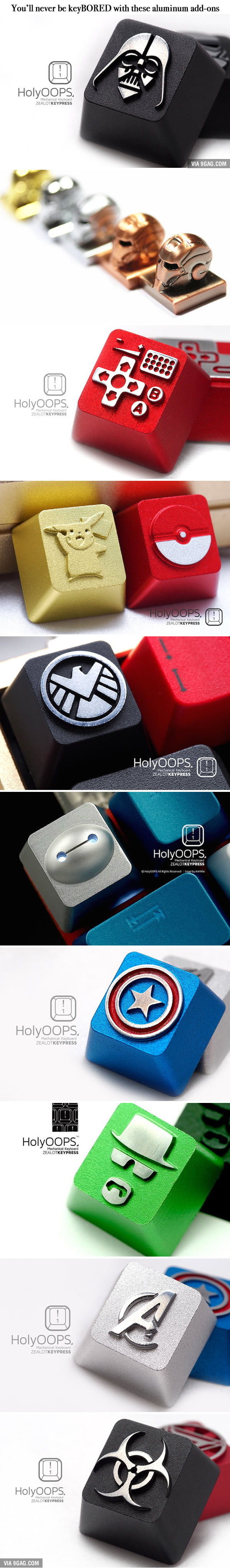 The Nerdy Keyboard Keys Of Your Dreams Are Here
