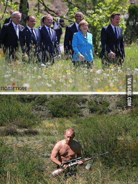 Putin at hunt - 9GAG