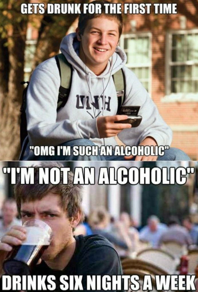 First vs second week at the university - 9GAG