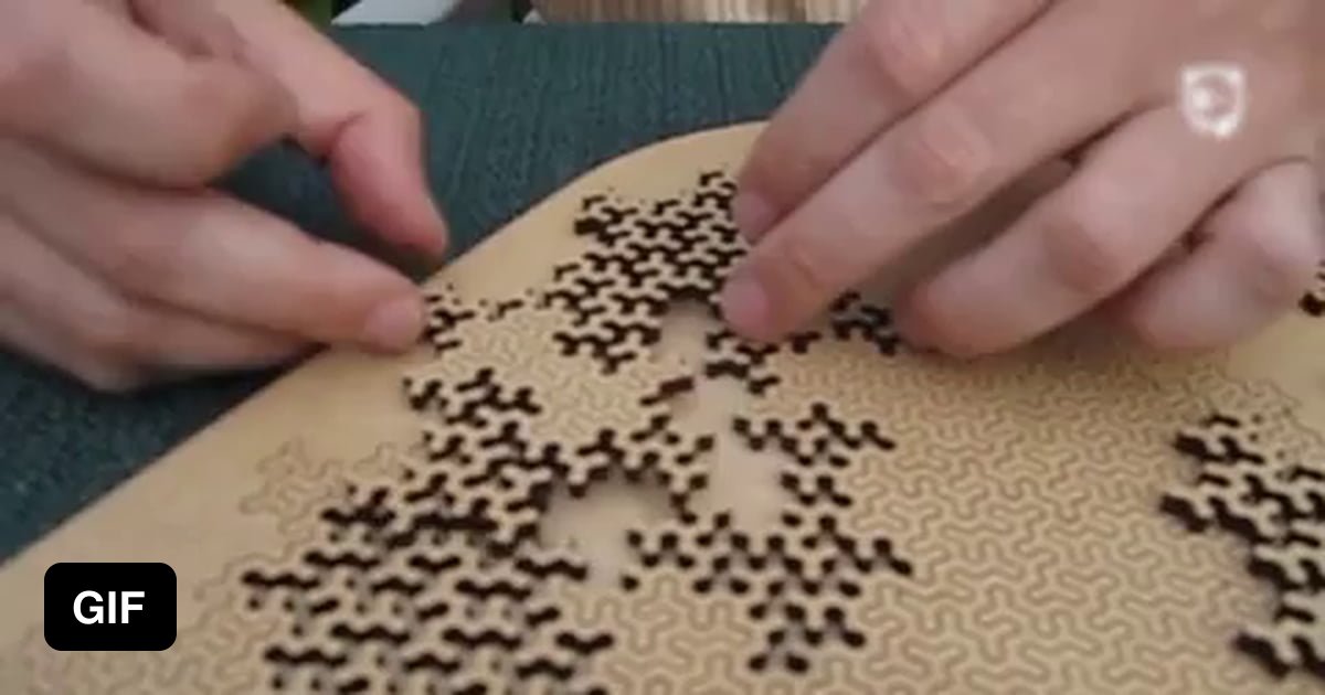 Here is the complete satisfying video - 9GAG
