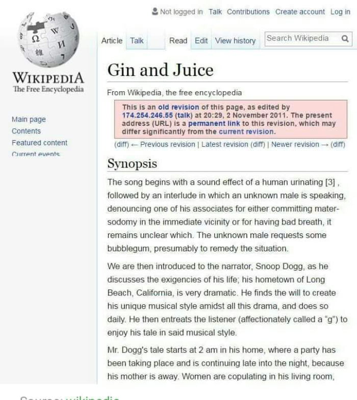 Gin and Juice - Wikipedia