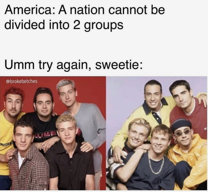 When a boy band rivalry was the toughest choice you had to make. - 9GAG