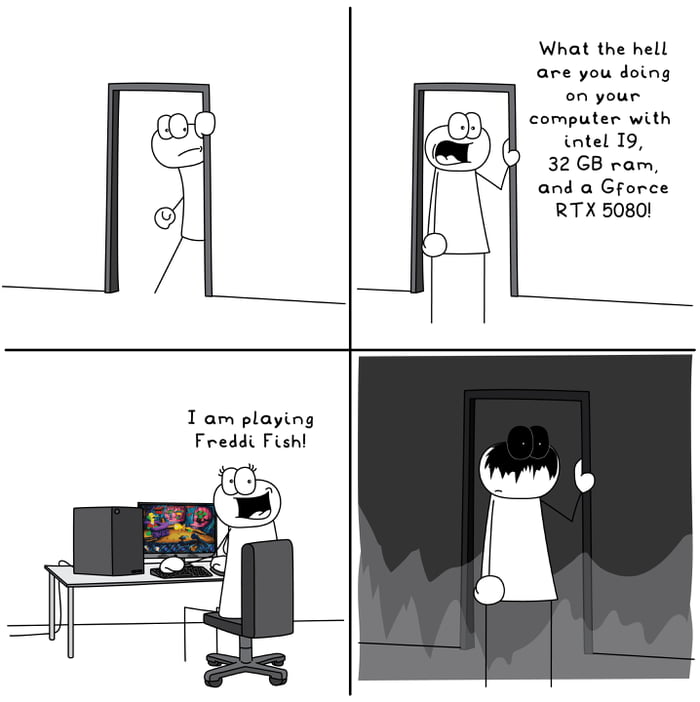 Help, my girlfriend got a better computer than me! - 9GAG