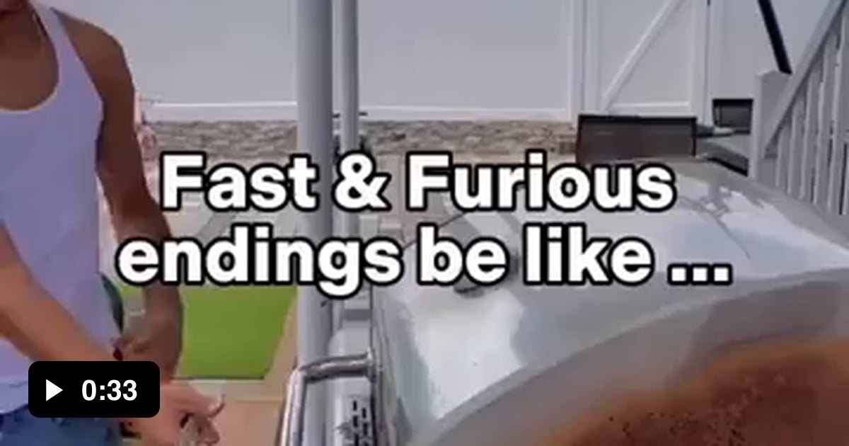 The last part of Fast & furious - 9GAG