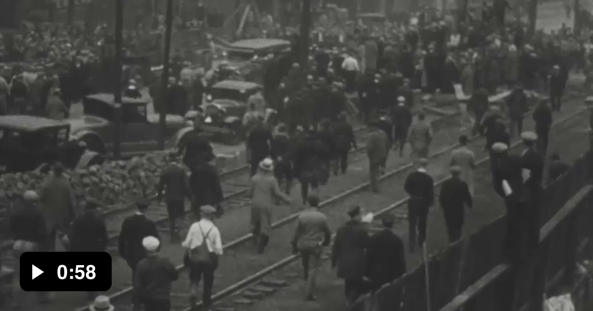 Scenes from the 22nd Street tunnel disaster in Chicago where a fire ...