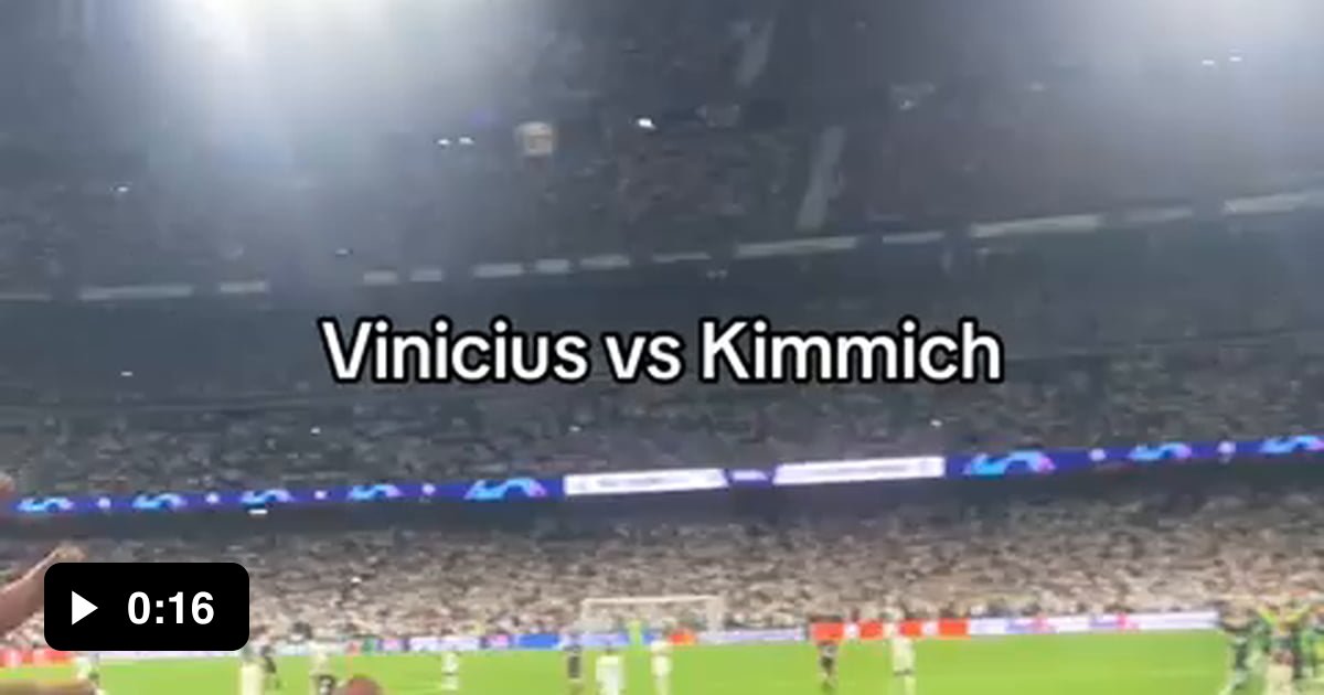 Vinícius Júnior and Joshua Kimmich during RMA vs. FCB Champions League ...