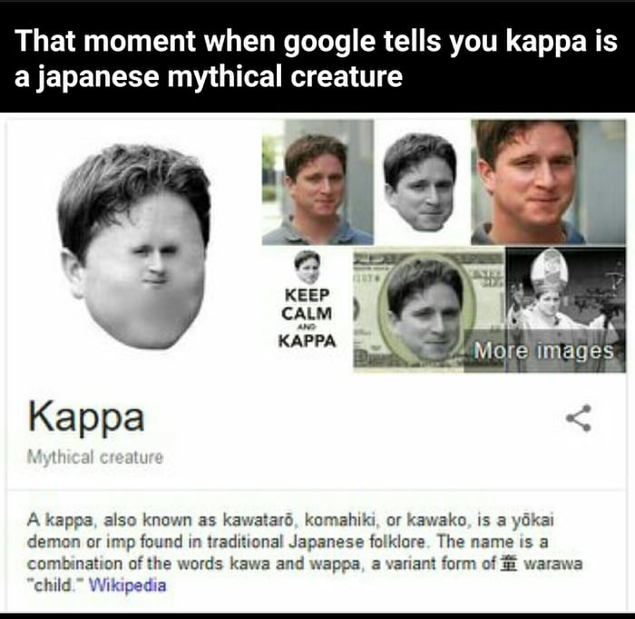 dosis Opdage høj That moment when kids think the origin of Kappa is a meme - 9GAG