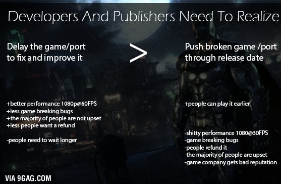 Developers And Publishers Need To Realize - 9GAG