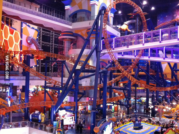 Just a rollercoaster inside a mall in Kuala Lumpur (Malaysia) - 9GAG