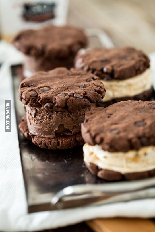 Ice Cream Cookie Sandwiches - 9GAG