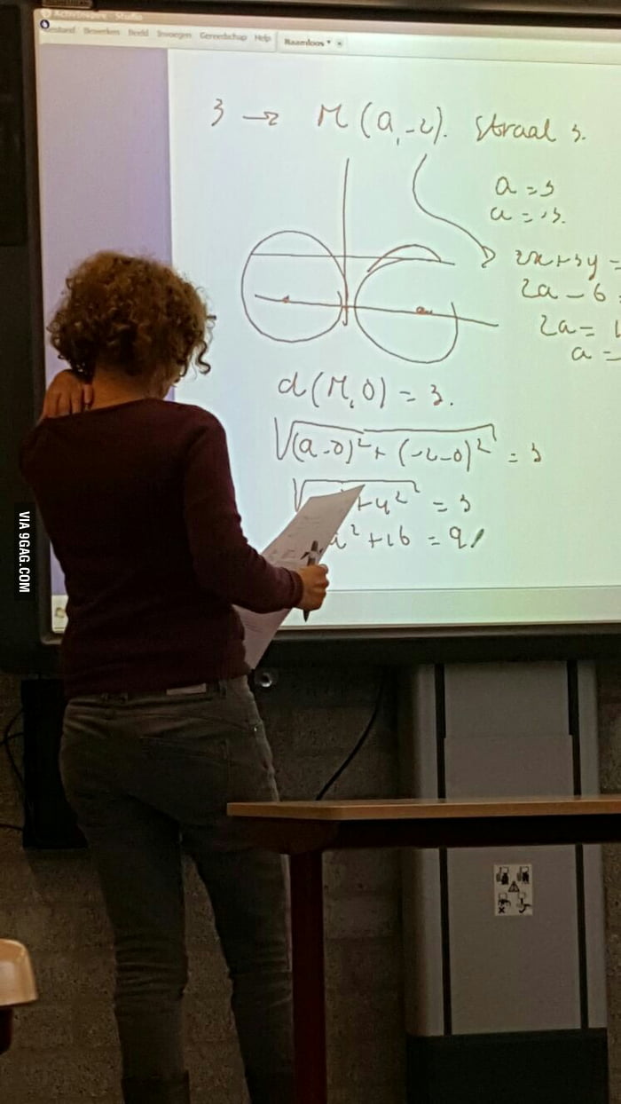 Just my teacher explaining math.. - 9GAG