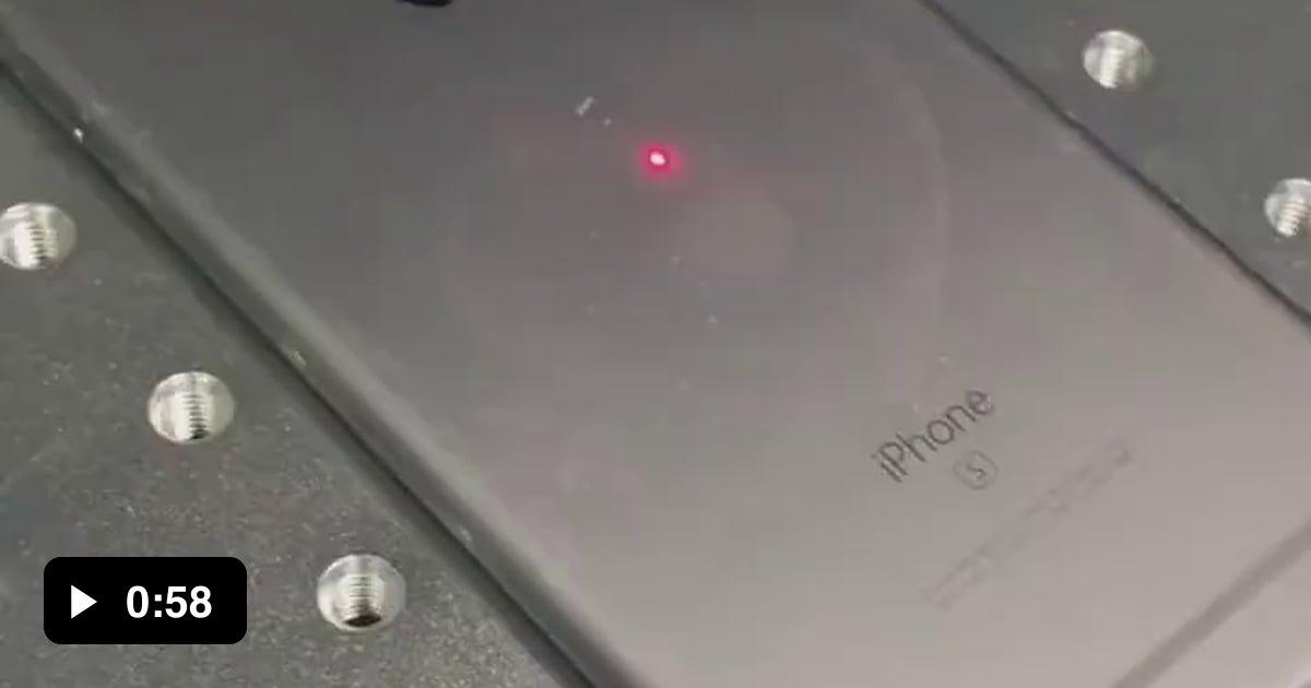 Laser engraving on an iPhone - 9GAG