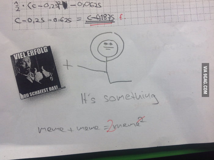 Wanted To Troll My Maths Teacher By Drawing A Meme Under One Of My   APW9Bgn 700b 