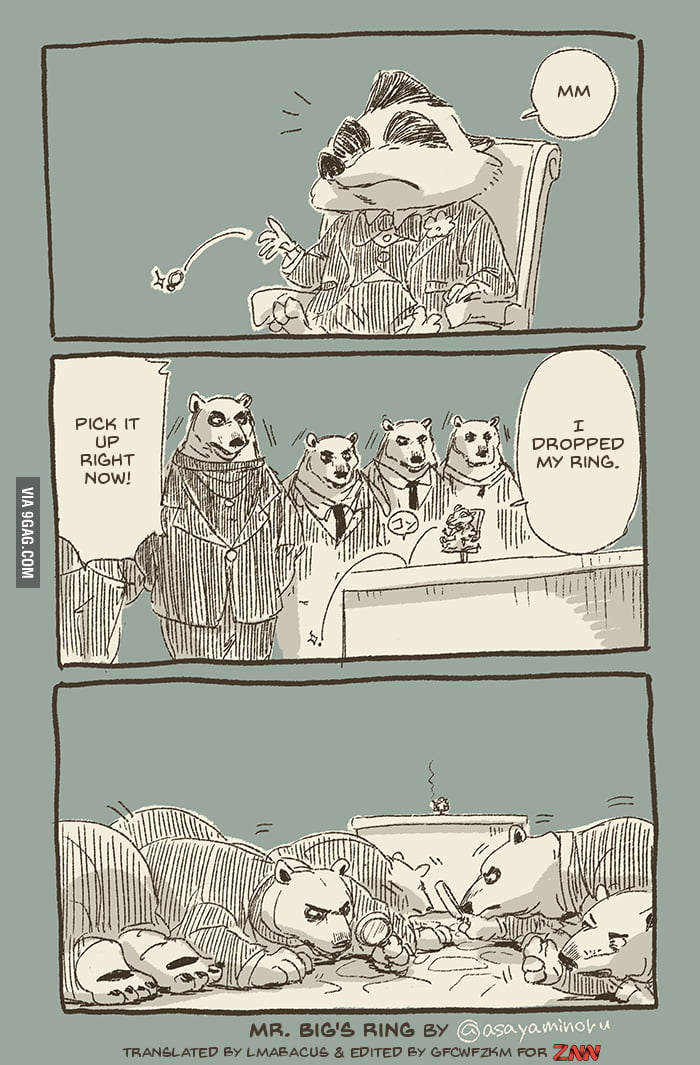 Zootopia Mr Big S Ring 9gag