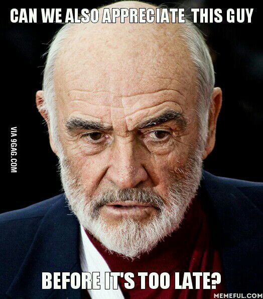 Since we're appreciating all those elderly actor's - 9GAG