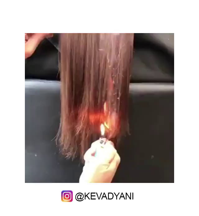 Если сжечь волосы на свечей
