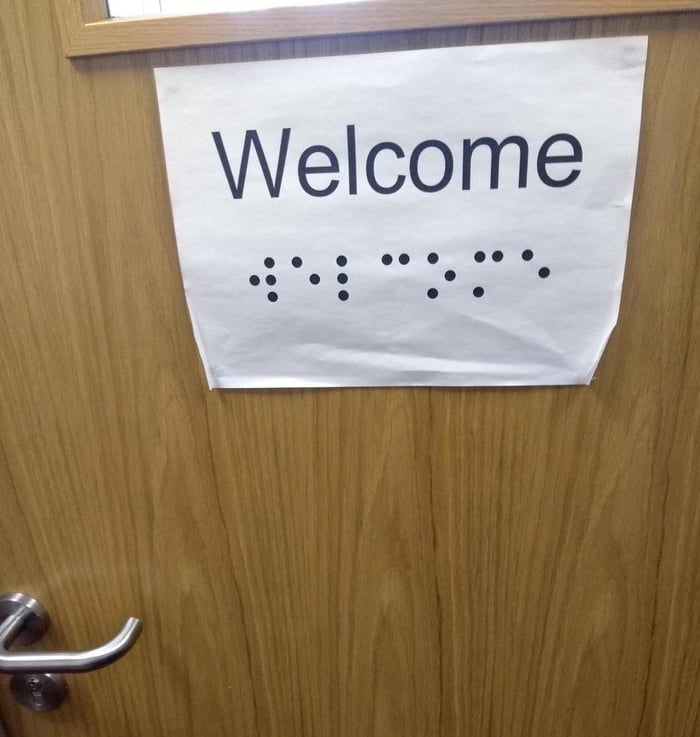 Flat Braille stickers - 9GAG