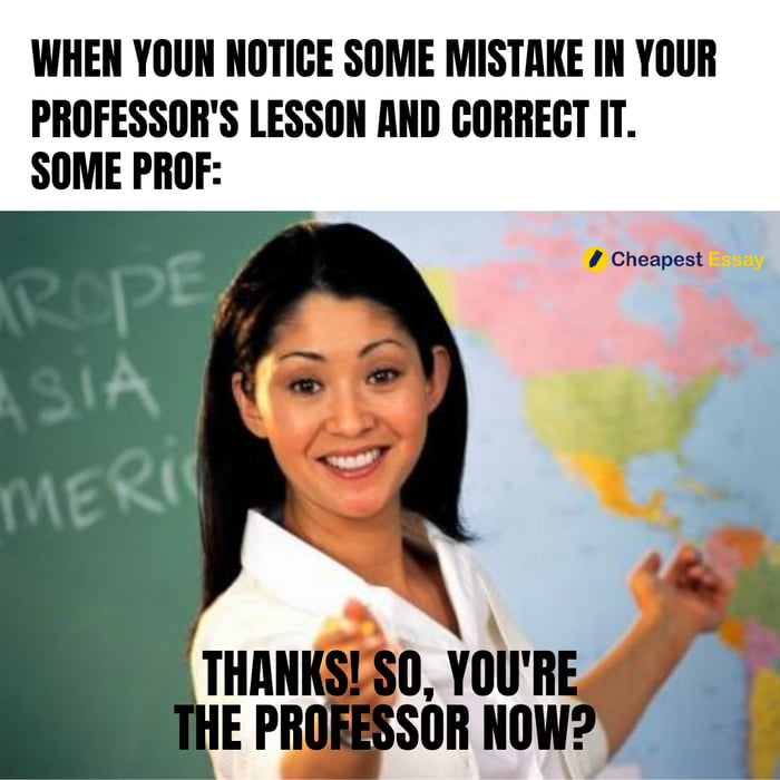 Every sarcastic professor. Haha - 9GAG