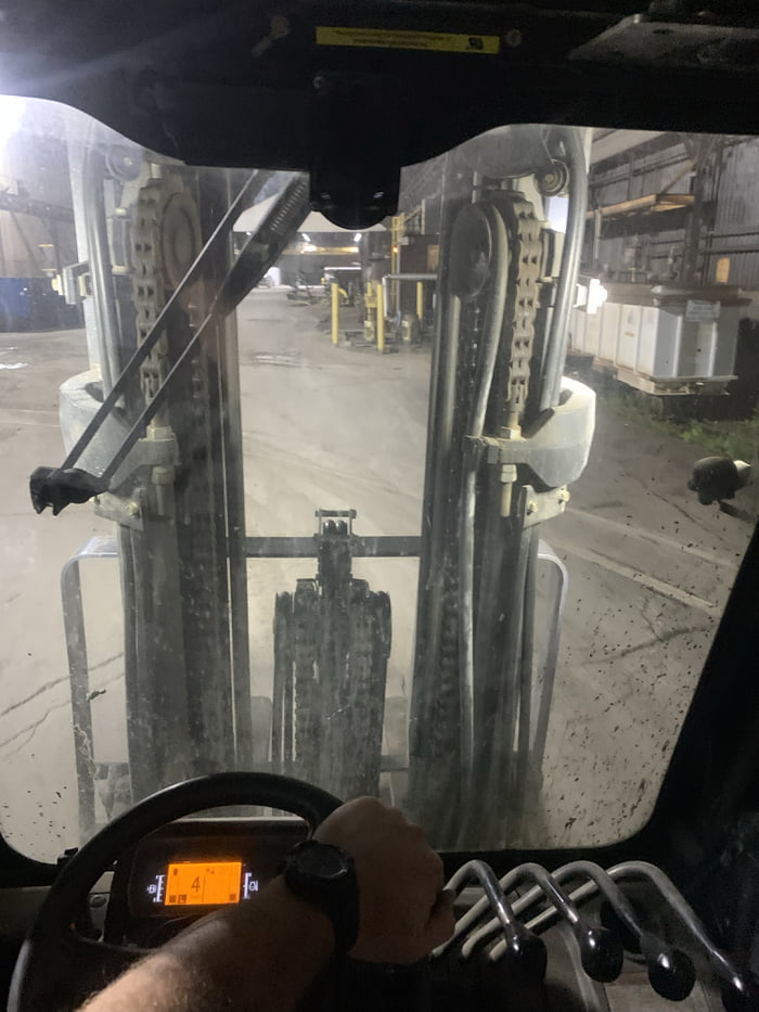 Night shift was the only open shift…but I’m now a licensed forklift