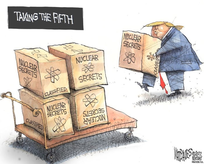Trump Literally Taking The Fifth 9GAG