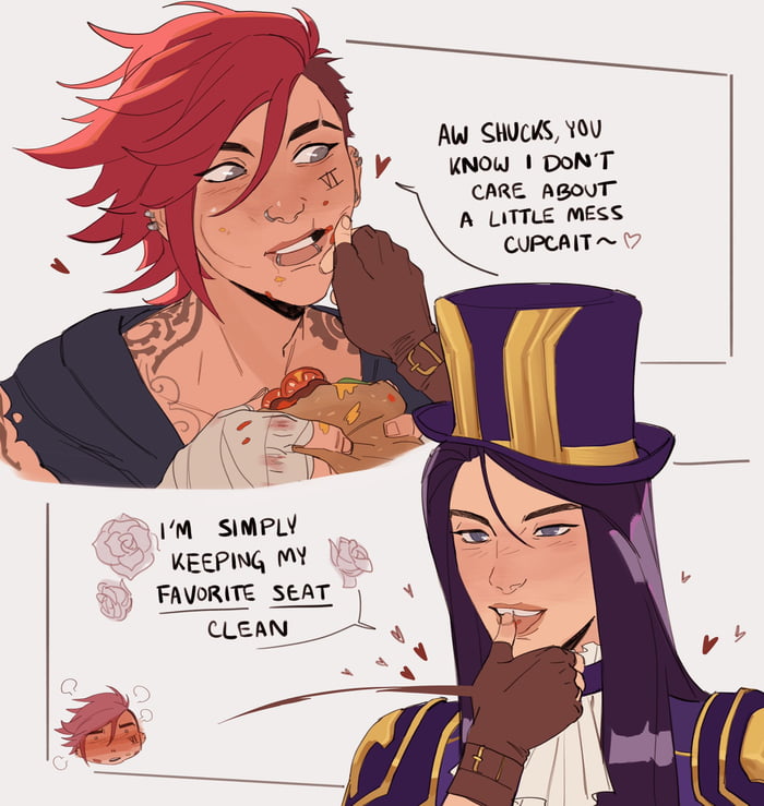 Caitlyn lets Vi know that she likes to keep her favorite 