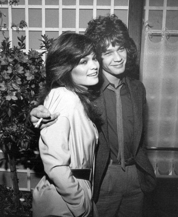 Eddie Van Halen & wife Valerie Bertinelli 1970s - 9GAG