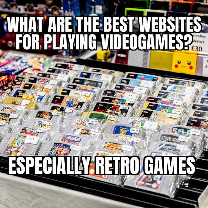 Any Other Ways To Play Retro Games On PCs For Free Would Help 9GAG