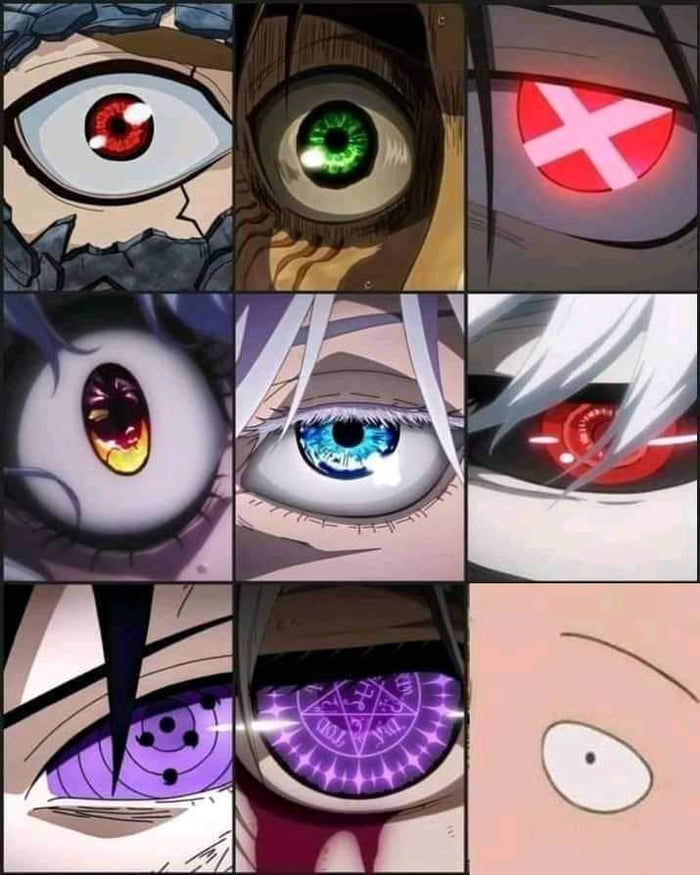 Strongest eyes in Anime - 9GAG